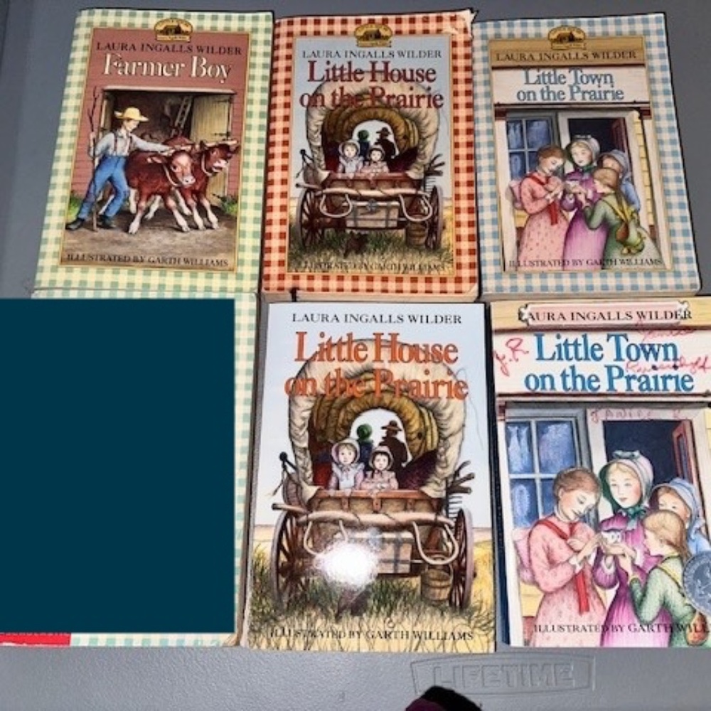 Little House on the Prairie book sets. Farmer Boy, Little Town on the Prairie